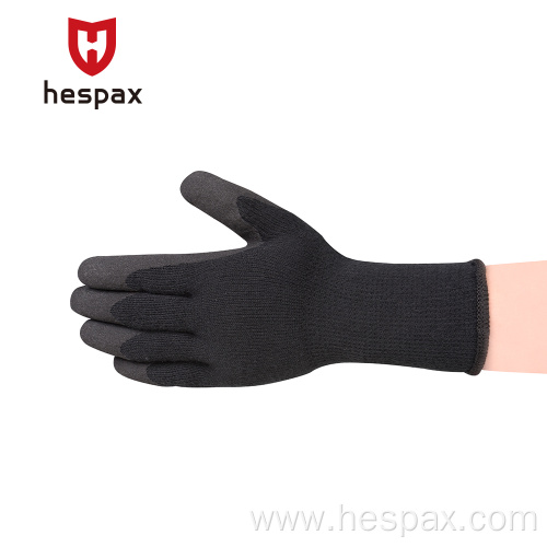 Hespax Construction Site Gloves Safety Latex Coated EN388